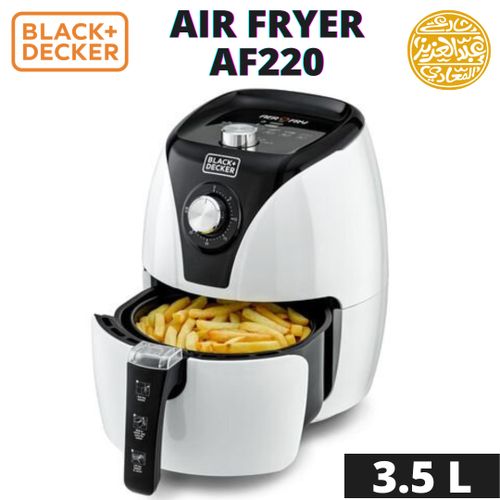BLACK+DECKER Aerofry Deep Fryer, 12 Liters, 1500 Watt, Silver - AOF100-B5