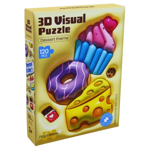 Generic 3-D Visual Puzzle - Dessert Theme - image 2