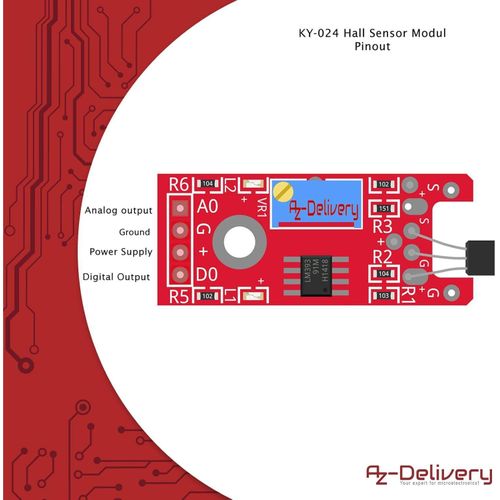 Generic مستشعر تأثير المكان مغناطيسي خطي KY-024 يتضمن كتاب إلكتروني من ايه زد ديليفري، DDR3 - image 5