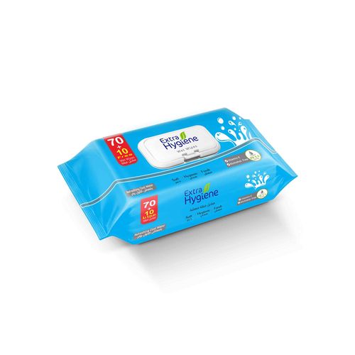 Buy Hygiene Cool Water Wet Wipes - 70 + 10 Wipes in Egypt