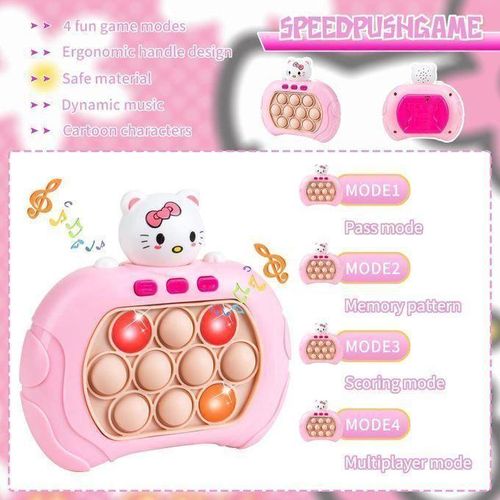 product_image_name-Generic-لعبة لغز إلكترونية Pop-It سريعة الدفع، آلة ألعاب إلكترونية، لعبة مضيئة، لعبة تململ-4