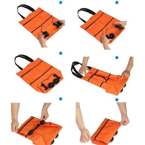 Portable folding shopping bag 2025