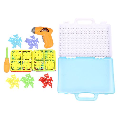 Generic Children Electric Drill Puzzle Toys Disassemble Screw Nu