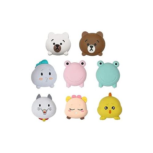 product_image_name-Generic-8Pcs Door Stopper Cartoons Wall Protectors Silicone Door Handle-1