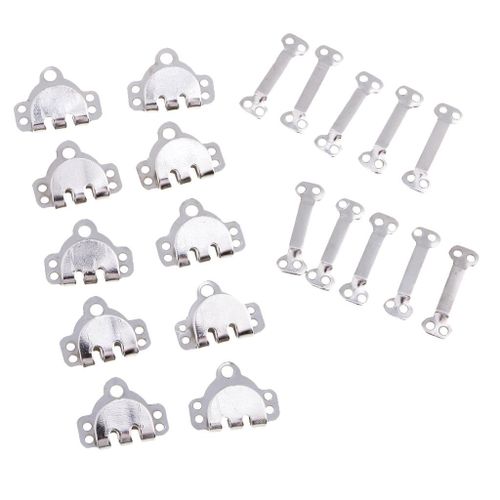 Generic 10 Sets Metal Sewing Hook And Eye Clasp For Pants Skirt