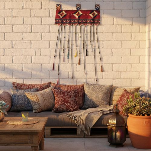 product_image_name-Generic-خيامية رمضانية عربية للتعليق (٦٠ سم) - زينة بتصميم بدوي - احمر غامق-4