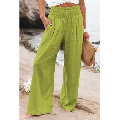 Women Loose, Casual, Cotton Linen Trousers Fashionable and