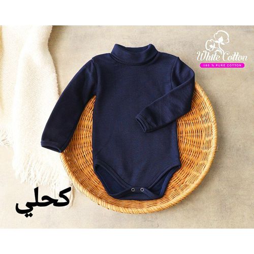 High neck 2024 baby bodysuit