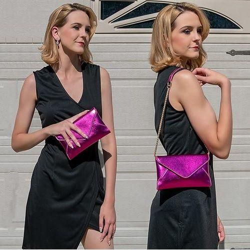 Fashion Shiny Evening Clutch Purse Shoulder Handbag for Women Envelope Clutches Crossbody Bag Wedding Purses For Prom PartyRose Best Price Online Jumia Egypt