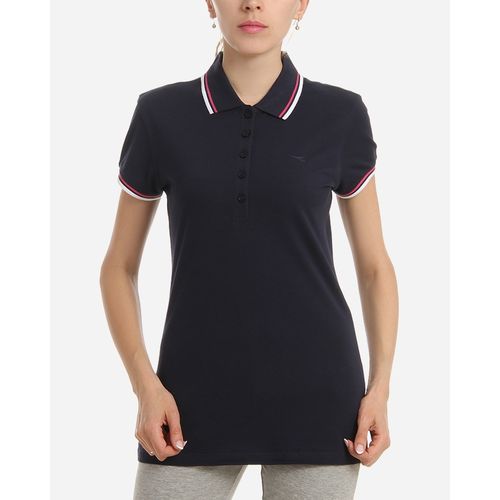 Buy Diadora Women Cotton Polo Shirt - Navy Blue in Egypt