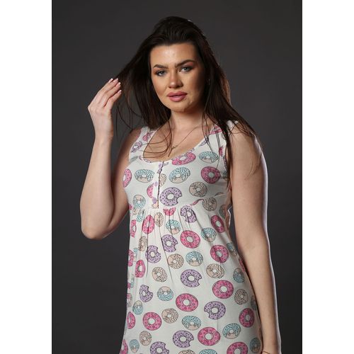 Buy Women's Set of 2 - Printed Night Gown with Collar and Short Sleeves  Online | Centrepoint Oman