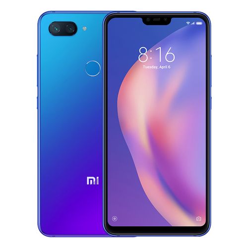 XIAOMI Mi 8 Lite موبايل 6.26 بوصة - 128 جيجا - 4G - أزرق