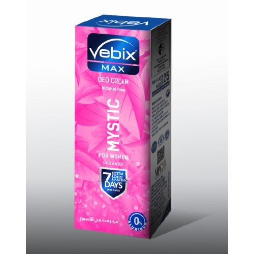 Buy Vebix Deodrant Cream Maystic - 25 Ml in Egypt