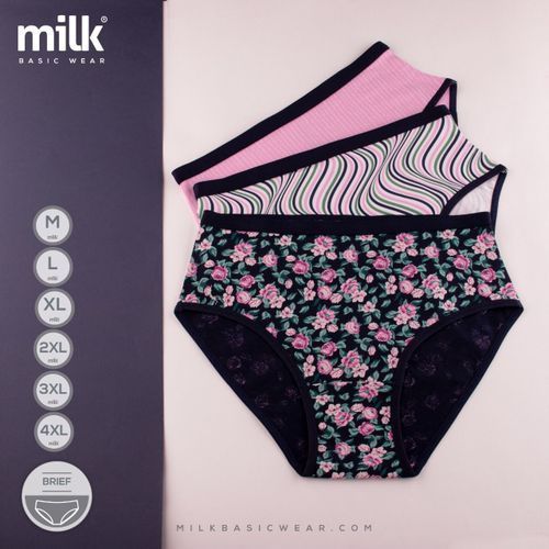 Milk Women Brief Underwear Pack Of 3 @ Best Price Online