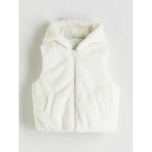product_image_name-LC Waikiki-Hooded Plush Girl's Waistcoat-1