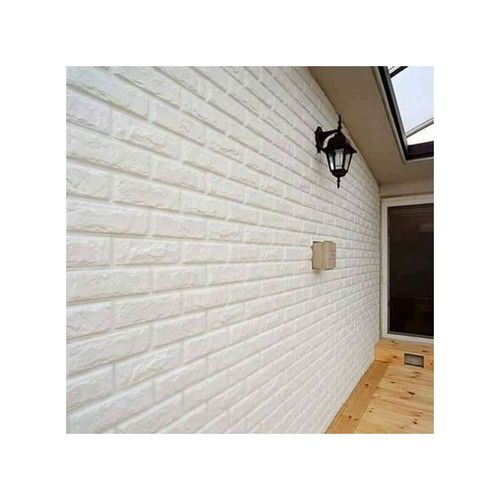 product_image_name-Generic-ملصقات حائط حجري سميك ثلاثي الابعاد ذاتي اللصق - أبيض-2