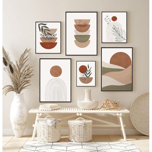 product_image_name-Generic-طقم اطار ابيض بتصميم فني تجريدي عصري - مجموعة من 6 اطارات تصميم 01-1