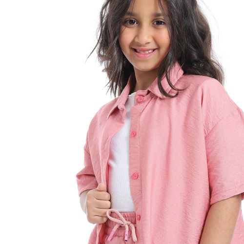 product_image_name-Caesar-سوت بناتي بنصف كم وزراير من الأمام - Caesar-2