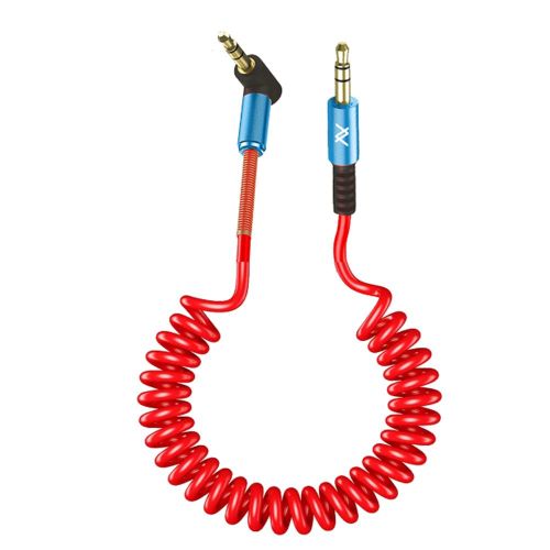 Buy L'Avvento L’avvento (MP327) AUX Coiled Audio Cable - RedL’avventoAUX Coiled Audio Cable in Egypt