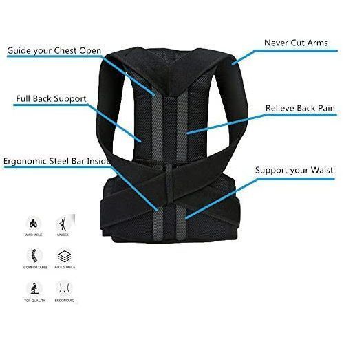 Generic Back Support Shoulder Thoracic Brace @ Best Price Online