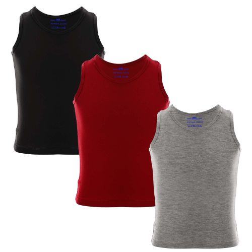 Buy Mesery Bundle Of Three Ultra Soft Boys Undershirt in Egypt