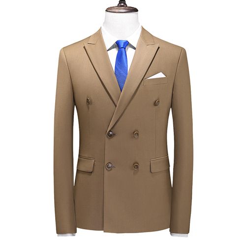 Men's Plus Size Slim Single Breasted Suit Jacket