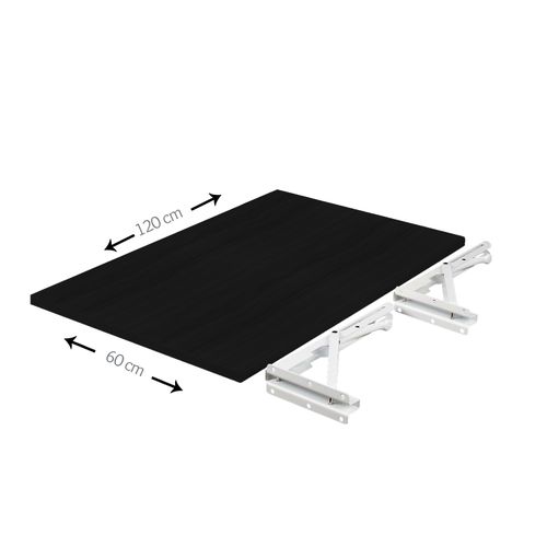 product_image_name-Generic-مكتب قابل للطي على الحائط 120 × 60 سم أسود-2