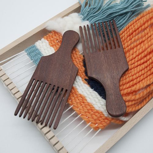 Weaving Comb | Wooden Loom Comb | Tapestry Comb | Lap Loom Beater