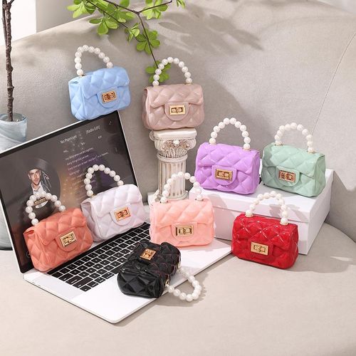 Generic 2024 New Cross Border Gel Bag Women s Pearl Hand Mini Bag Children s Small Bags Lipstick Pack Small Shoulder Bag Best Price Online Jumia Egypt
