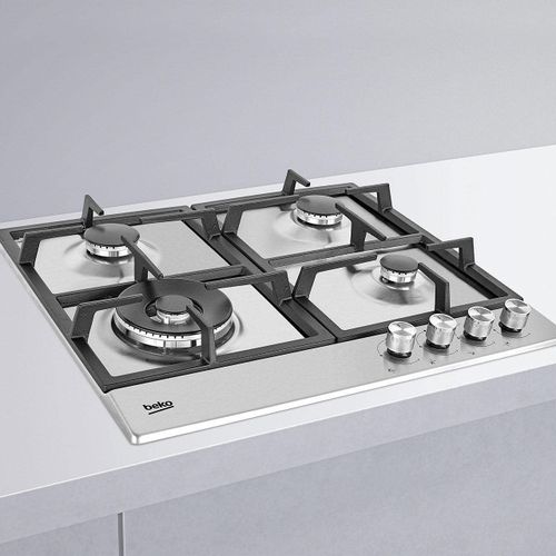 اشتري Beko Built-in Gas Hob 60 Cm Stainless Steel - HIAW 64225 SX في مصر