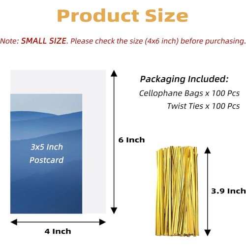 product_image_name-Generic-بالونات السيلوفان، بيكينياس السيلوفان مقاس 4 * 6 بوصة بأعداد كبيرة، 100 وحدة-2