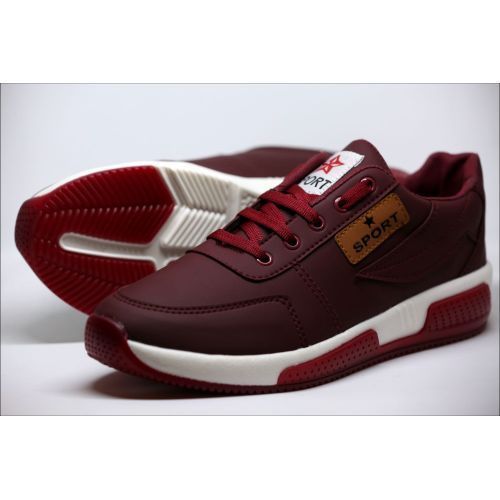 Buy Lace Up Sneakers - Maroon in Egypt