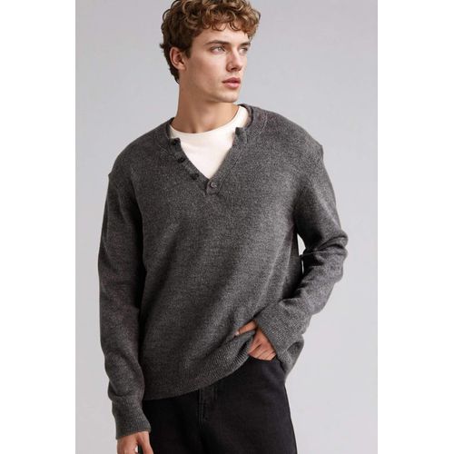 product_image_name-Defacto-بلوفر تريكو قصة عادية-2