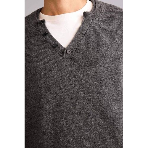 product_image_name-Defacto-بلوفر تريكو قصة عادية-3