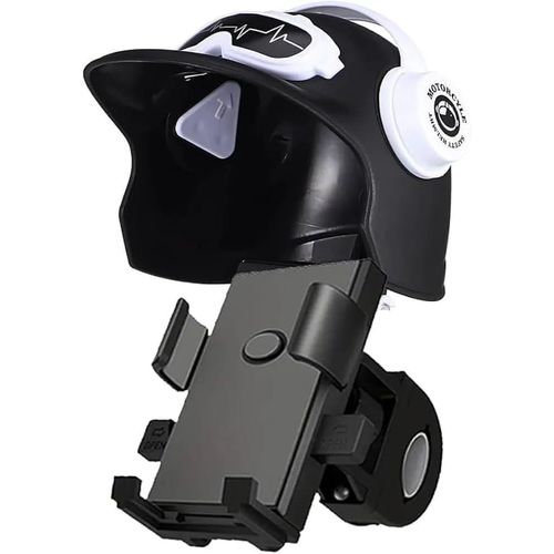 product_image_name-Generic-Motorcycle Helmet Style Bike Phone Holder Shockproof Handlebar Mount with Universal Smartphone Clamp, 360° Rotation, Secure Grip for Cycling & Motorbike-2