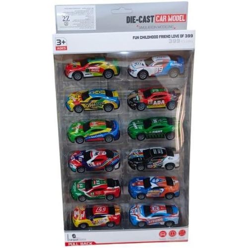 product_image_name-General-12-piece die-cast toy sports car set for kids - unisex, multi-colored-1