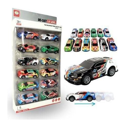 product_image_name-General-12-piece die-cast toy sports car set for kids - unisex, multi-colored-2