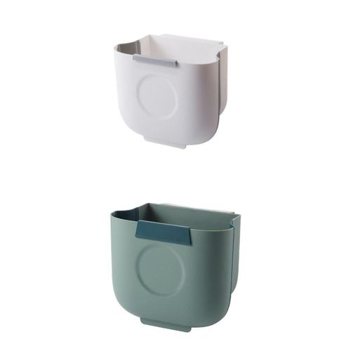 Generic 2x Folding Trash Can Rubbish Bin Multifunctional For Camping Home @  Best Price Online