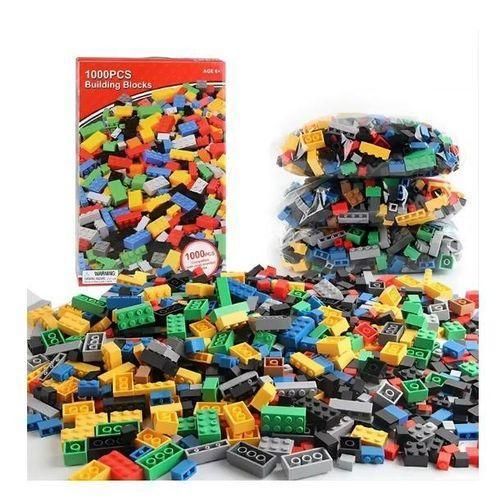 product_image_name-Generic-مجموعة بناء باللبنات البلاستيكية التعليمية للأطفال - 1000 قطعة صغيرة بأشكال وألوان متنوعة - متوافقة مع العلامات التجارية الكبرى - تعزز الإبداع والمهارات الحركية الدقيقة وحل المشكلات - للأعمار 6+-1