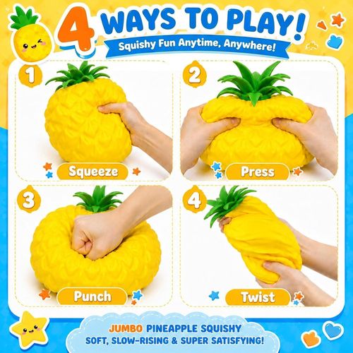 Generic 9Ih Giant Pineapple Squishy - image 3