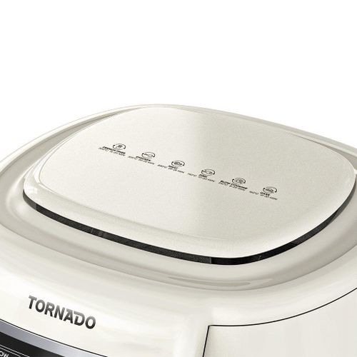 product_image_name-Tornado-مقلاة هوائية 1550 واط بسعة 4 لتر مع شاشة LED - باللونين الكريم والفضي-2