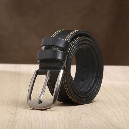 product_image_name-Testa Toro-حزام جلد طبيعي كاجوال للحياة اليومية بخياطة مزدوجة وإبزيم مقاوم للخدش B19-2