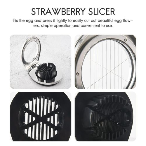 Egg Slicer Egg Cutter Heavy Duty Slicer For Strawberry Fruit