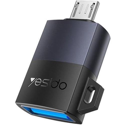 product_image_name-Yesido-GS33 OTG USB 2.0 to Micro USB Adapter for 480Mbps Data Transfer and Charging, Compact and Light Design, High Quality for Everyday Use-1