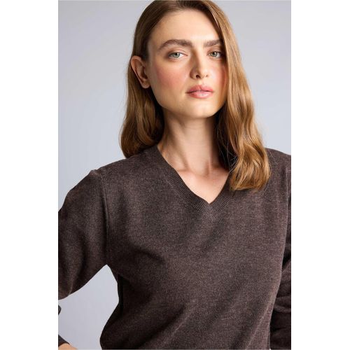 Defacto Regular Fit V-Neck Pullover - image 3