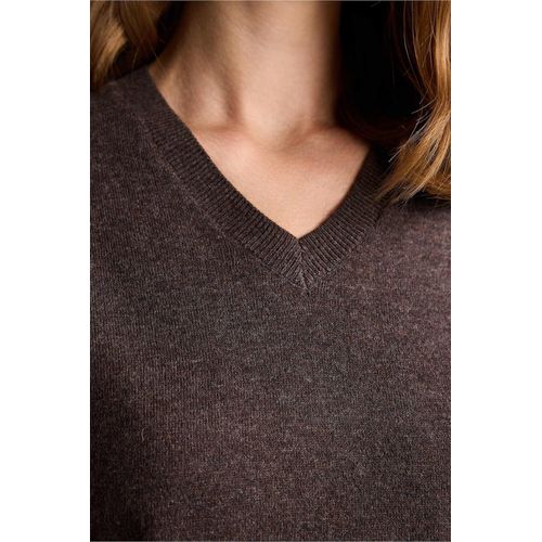 Defacto Regular Fit V-Neck Pullover - image 4