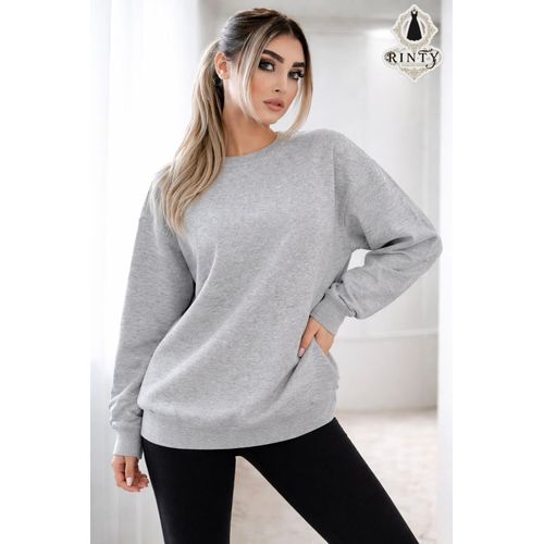 product_image_name-Generic-سويت شيرت رمادي بتصميم بسيط وقصة مريحة للاستخدام اليومي-1