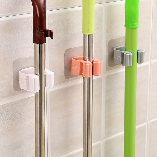 اشتري Individual Broom Holder With Strong Double Face - 1 Pc في مصر