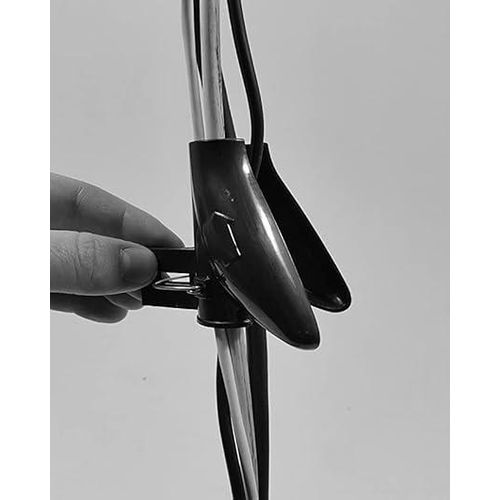 product_image_name-Generic-طقم ادوات شريط لف حلزوني لتنظيم الكابلات والاسلاك للكمبيوتر والتلفزيون مثالي للاستخدام في المنزل والمكتب (طول 2 متر، اسود)-5