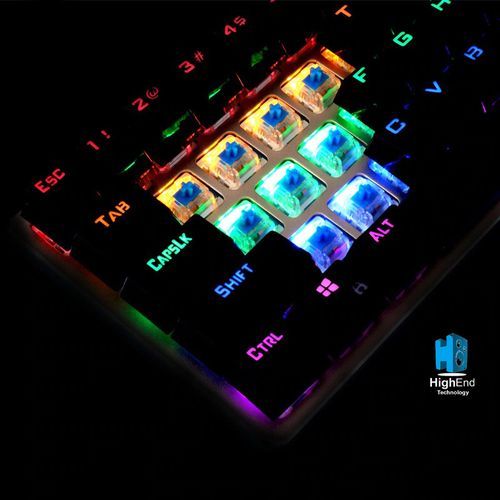 تسوق SI-2025 Dual Modes Bluetooth and USB cable Mechanical Gaming Keyboard With Rainbow Light 